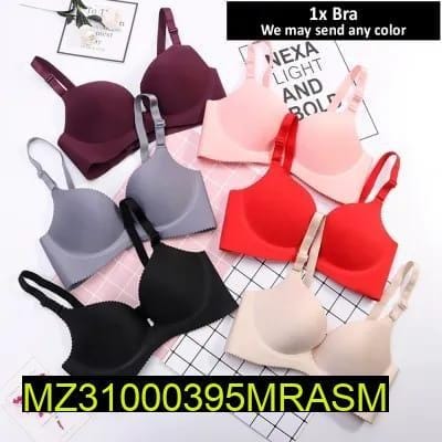 Cotton Plain Wireless Padded Bra