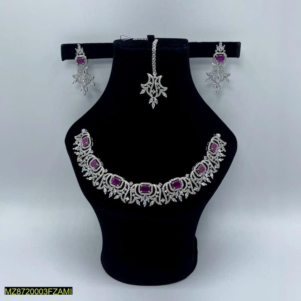 Silver Plated Necklace Set