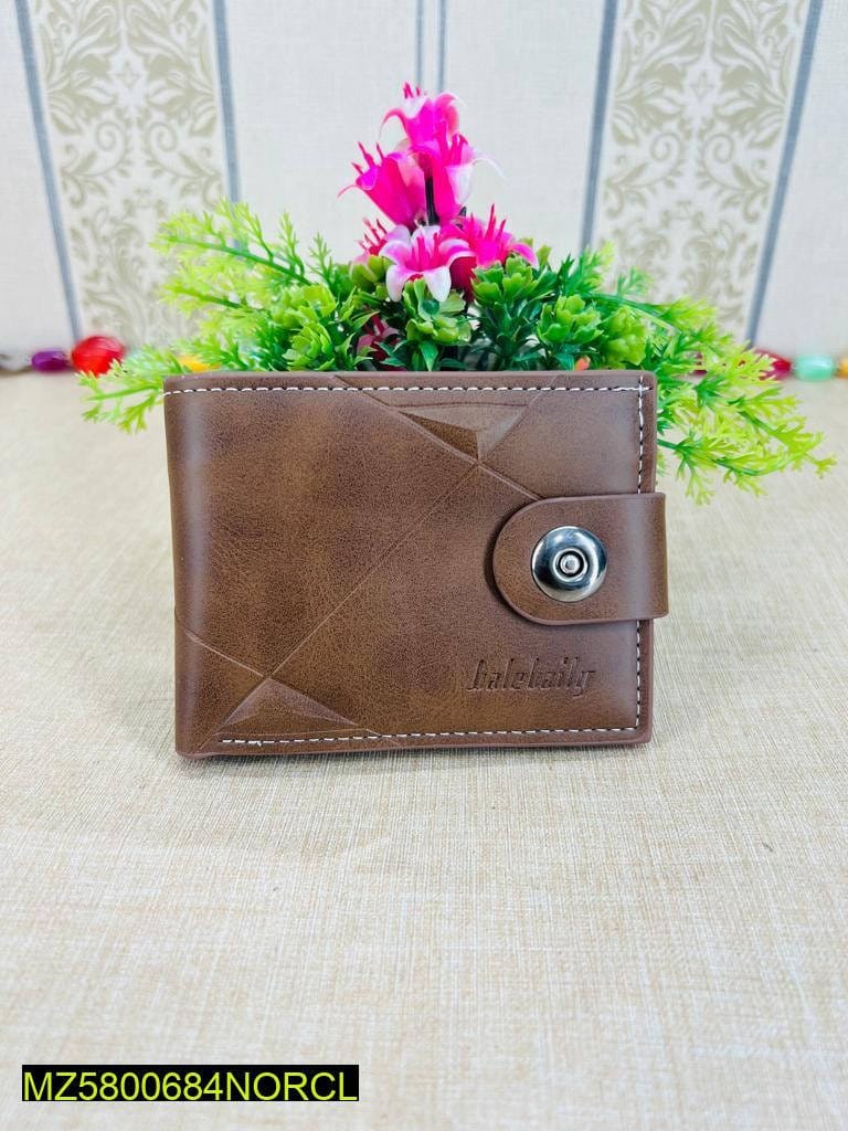 Men's Leather Textured Bifold Wallet