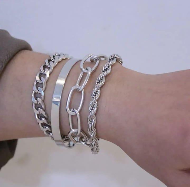 4 Pcs Bangle Bracelets